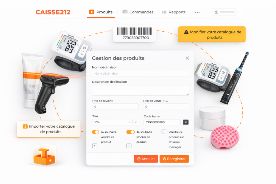 Logiciel caisse avec gestion de stock intelligente